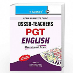 DSSSB: Teachers PGT English Recruitment Exam Guide by RPH Editorial Board Book-9789350120040