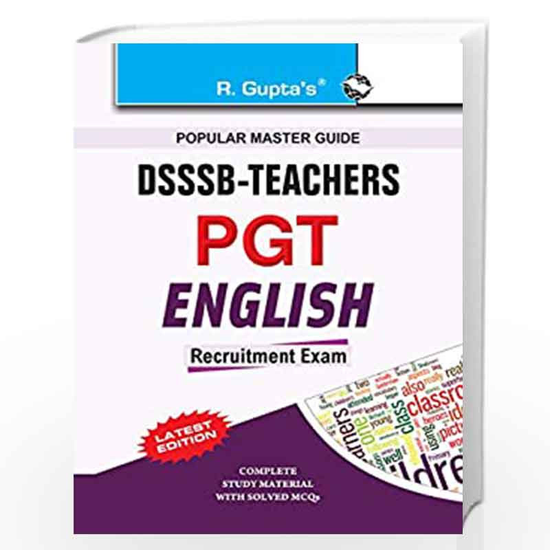 DSSSB: Teachers PGT English Recruitment Exam Guide by RPH Editorial Board Book-9789350120040