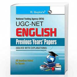 NTA-UGC-NET: English (Paper I & Paper II) Previous Years'' Papers (Solved) (Previous Papers Solved) by RPH Editorial Board Book-