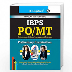 IBPS: PO/MT (Probationary Officers/Management Trainees) Preliminary Exam Guide (Big Size) by RPH Editorial Board Book-9789350124