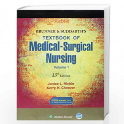 Textbook of Medical Surgical Nursing volume-1,13th edition by Hinkle Book-9789351292449