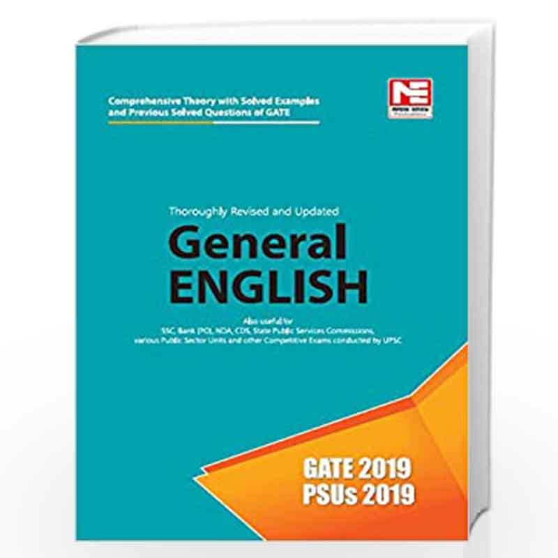 General English for GATE & PSUs 2019 - Theory and Previous Year Solved Questions by Made Easy Board Book-9789351473466