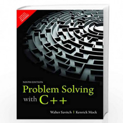 Problem Solving with C++ | Ninth Edition | By Pearson by Walter Savitch Book-9789352863082