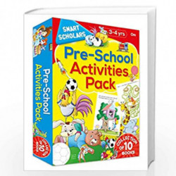 Pre-School Activities Pack ( Collection of 10 books) (Smart Scholars) by OM BOOKS EDITORIAL TEAM Book-9789353764753