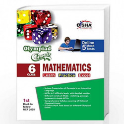 Olympiad Champs Mathematics with 5 Mock Online Olympiad Tests (Class VI) by Disha Experts Book-9789385576249