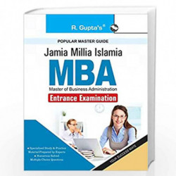 Jamia Millia Islamia (JMI) MBA Entrance Exam Guide by RPH Editorial Board Book-9789386298201