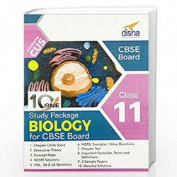 10 in One Study Package for CBSE Biology Class 11 with 3 Sample Papers by Disha Experts Book-9789386323798