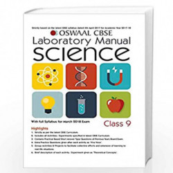 Oswaal CBSE Laboratory Manual for Class 9 Science by Panel of Experts Book-9789386339058