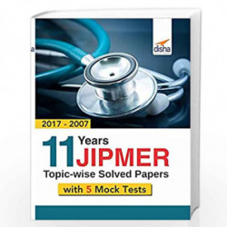 11 year JIPMER Topic-wise Solved Papers (2017-2007) with 5 Mock Tests by Disha Experts Book-9789386629753