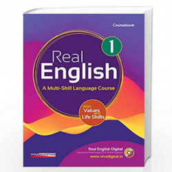Real English - 2018 Ed. with CD, Book 1 by Birender Aulakh Book-9789386824776