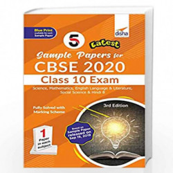 5 Latest Sample Papers for CBSE 2020 Class 10 Exam - Science, Mathematicss, English Language & Literature, Social Science & Hind