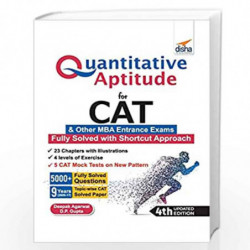 Quantitative Aptitude for CAT & other MBA Entrance Exams 4th Edition by Deepak Agarwal Book-9789387421813