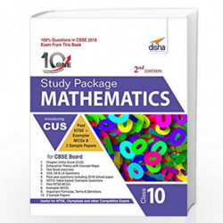 10 in One Study Package for CBSE Mathematics Class 10 with 3 Sample Papers by Disha Experts Book-9789387421882