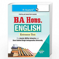 BA Hons. English Entrance Test Guide for JMI & GGSIPU by RPH Editorial Board Book-9789387604513