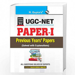 NTA-UGC-NET (Paper-I) Previous Years'' Papers (Solved) by RPH Editorial Board Book-9789387604643
