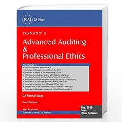 Advanced Auditing & Professional Ethics (CA-Final) (for November 2018 Exam-New Syllabus) by Pankaj Garg Book-9789387702974