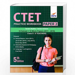 CTET Practice Workbook Paper 2 - Social Studies/Social Science (10 Solved + 10 Mock papers) Class 6 - 8 Teachers by Disha Expert