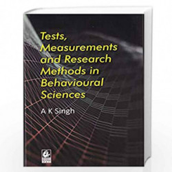 Tests, Measurements and Research in Behavioural Sciences by Bharati Bhawan Book-9789388704090