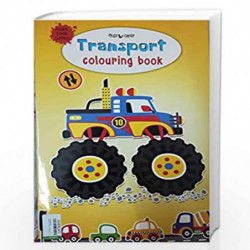 Miss and Chief Giant Book Series Transport Colouring Book by Wonder House Books Book-9789388810036