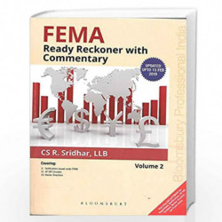 FEMA Ready Reckoner with Commentary (2 Volumes) by R Sridhar Book-9789388912686