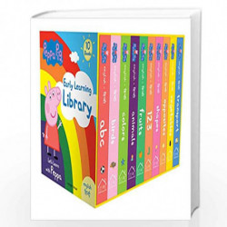 Peppa Pig Early Learning Library (English-Hindi): Boxset of 10 Bilingual Board Books For Children by Wonder House Books Book-978