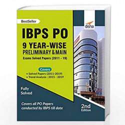 IBPS PO 9 Year-wise Preliminary & Main Exams Solved Papers (2011-19) by Disha Experts Book-9789390152162