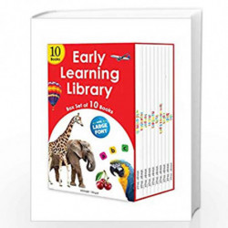 Early Learning Library - Box Set of 10 Books : Big Board Books Series (Large Font) by Wonder House Books Book-9789390183951