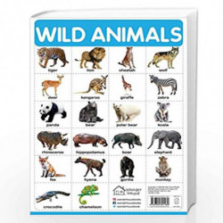Wild Animals - My First Early Learning Wall Chart: For Preschool, Kindergarten, Nursery and Homeschooling (19 inches X 29 inches