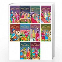 Witty Stories of Akbar and Birbal - Collection Of 10 Books: Illustrated Humorous Stories For Kids by Wonder House Books Book-978