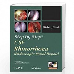 Step By Step Csf Rhinorrhoea(Endoscopic Nasal Repair) With Dvd-Rom by AHUJA MANINDER Book-9789351521860