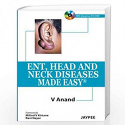 Ent,Head And Neck Diseases Made Easy With Interactive Dvd Rom by ANAND V Book-9789350253472