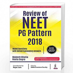 Review of NEET PG Pattern 2018 by BHATIA MUKESH Book-9789352705108