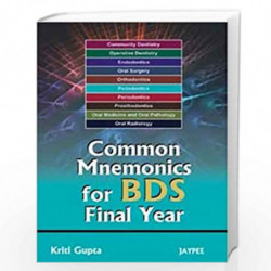 Common Mnemonics For Bds Final Year by GUPTA Book-9789350250624