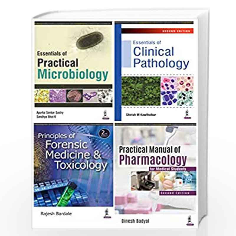 2nd Prof. MBBS Supplementary Combo : Clinical Pathology + Practial Pharmacology + Practical Microbiology + Forensic Medicine & T