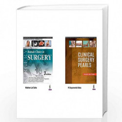 Bedside Clinics in Surgery + Clinical Surgery Pearls (Set of 2 Books) by MAKHAN LAL SAHA Book-9789352703142