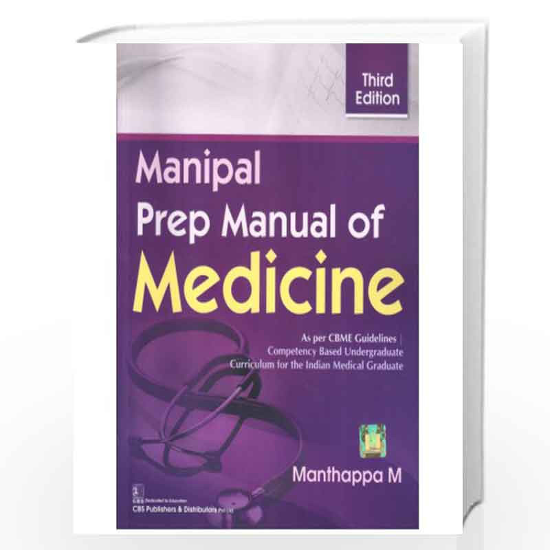 Manipal Prep Manual of Medicine by Manthappa M. Book-9788123929507