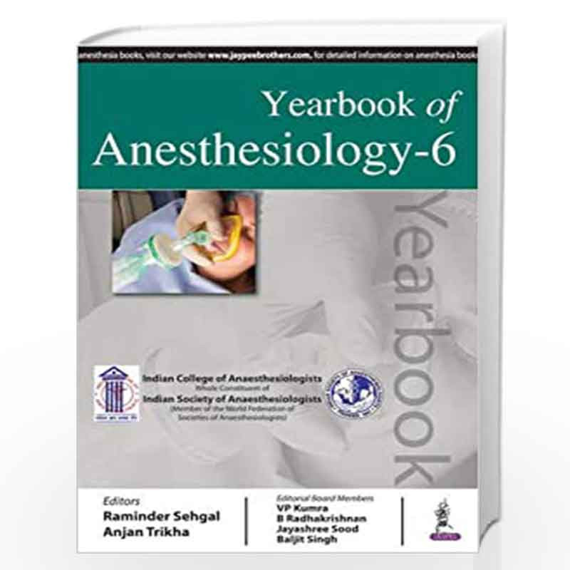 Yearbook Of Anesthesiology-6 by SEHGAL RAMINDER Book-9789386261533