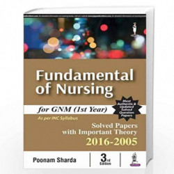 Fundamental of Nursing for GNM: (1st Year) by SHARDA POONAM Book-9789352700820