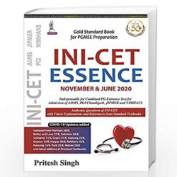 INI-CET Essence (November & June 2020) by SINGH PRITESH Book-9789352702404
