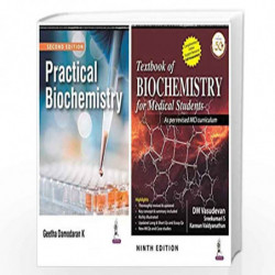 Biochemistry Combo : Textbook of Biochemistry for Medical Students + Practical Biochemistry (Set of 2 books) by VASUDEVAN DM Boo