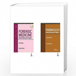 Forensic Medicine Solved Question Papers + Pharmacology Solved Question Papers (Set of 2 Books) by YATIRAJ, SINGI Book-978938918