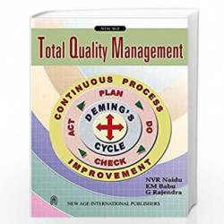 Total Quality Management (As per VTU Syllabus) by Naidu, N.V.R. Book-9788122417999