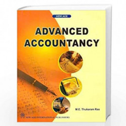 Advanced Accountancy by Thukaram Rao, M.E. Book-9788122416039