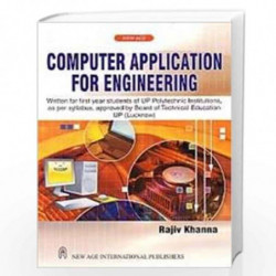 Computer Application for Engineering  (as per U.P. Diploma) by Khanna, Rajiv Book-9788122421545