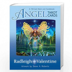Angel Tarot Cards: A 78-Card Deck And Guide Book by VALENTINE, RADLEIGH Book-9781401955960