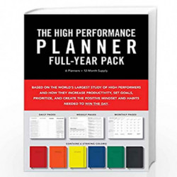 High Performance Planner Full-Year Pack: 6 Planners = 12-Month Supply by BURCHARD, BRENDON Book-9781401957315