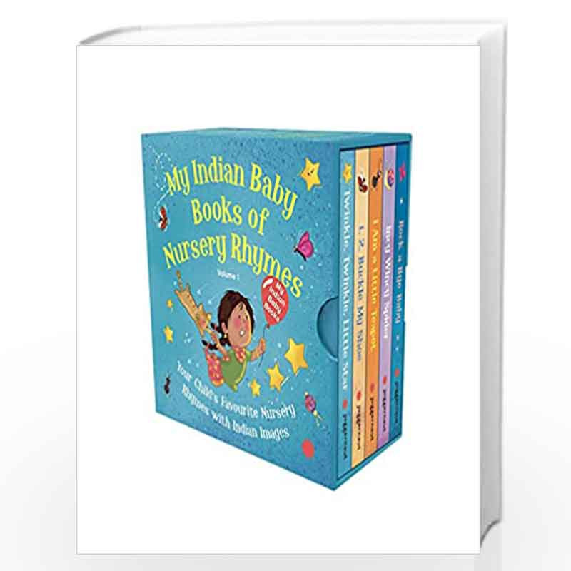 My Indian Baby Book of Nursery Rhymes Vol 1 (Boxset of 5 Books): Box set 1 by My Indian baby book: Rhymes Book-9789391165376