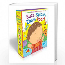 Buzz, Splash, Zoom, Roar!: 4-book Karen Katz Lift-the-Flap Gift Set: Buzz, Buzz, Baby!
