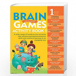 Brain Games for Kids : Brain Games Activity Book Level 1 : Book-1 by OM BOOKS EDITORIAL TEAM Book-9789352769216