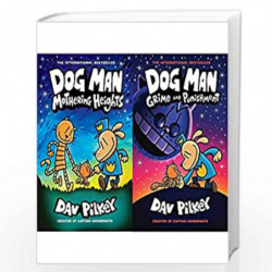 Dog Man #10: Mothering Heights+DOG MAN #09: GRIME AND PUNISHMENT(Set of 2books) by DAV PILKEY Book-9789390590438